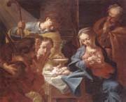 unknow artist The adoration of the shepherds oil painting reproduction